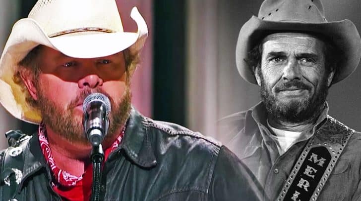 A Teary Eyed Toby Keith Sings Emotional Medley Of Merle Haggards Hits