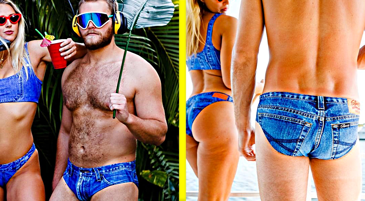 Denim-inspired Swimwear Is Happening, And It's A Lot To Take In It's A  Southern Thing