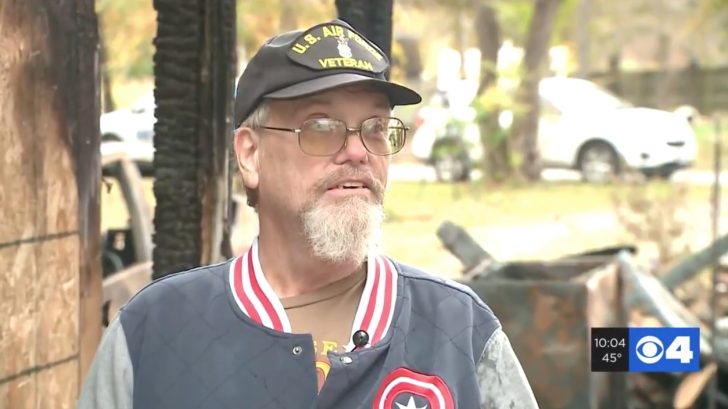 70-Year-Old Veteran Notices House On Fire, Risks Life To Save Strangers