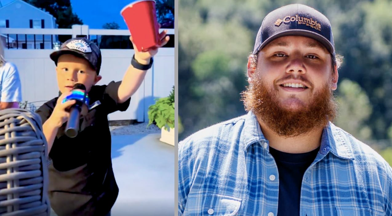 Luke Combs Shares Video Of Young Fan Belting “Beer Never Broke My Heart