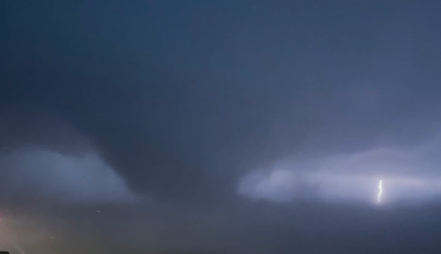 Screenshot of the devastating Mississippi tornado on March 24. 