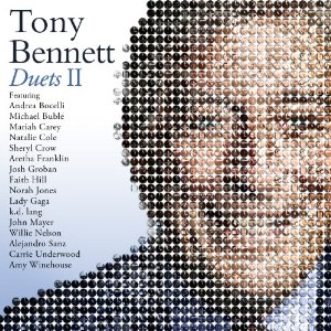 Tony Bennett duets album cover art