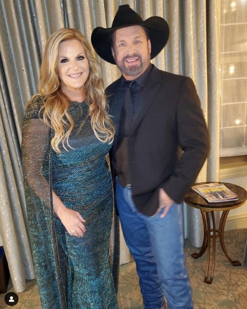Trisha Yearwood and Garth Brooks at the 2023 Kennedy Center Honors