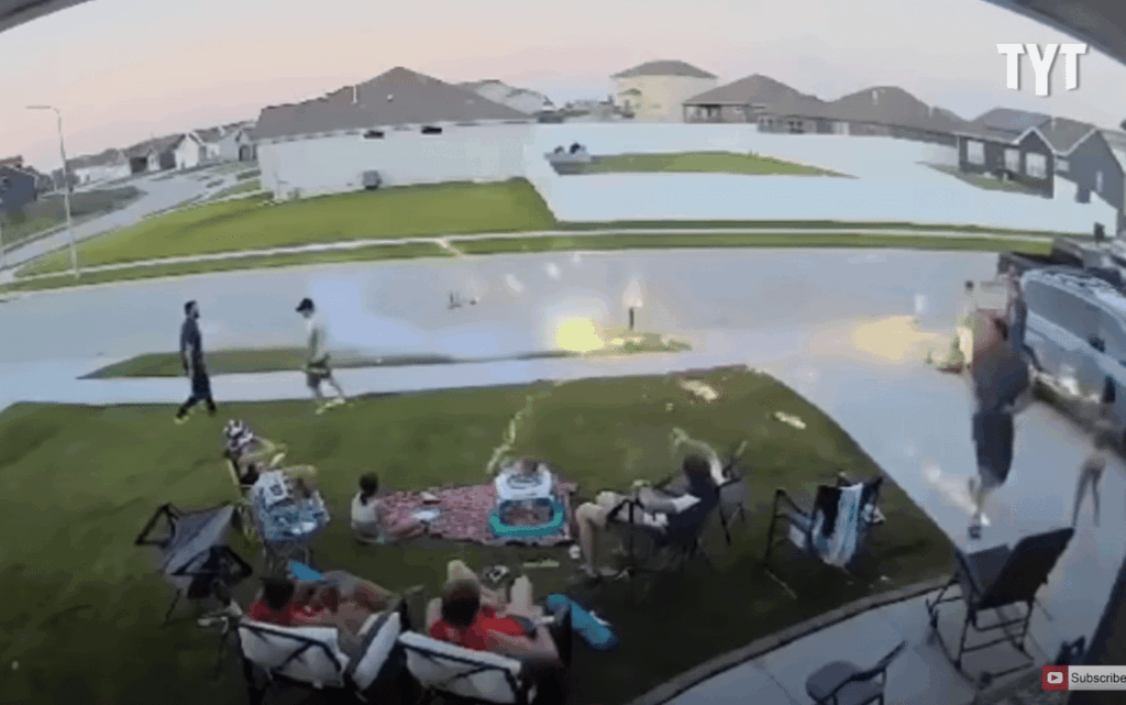 Neighborhood 4th Of July Fireworks Gone Wrong In NowViral Video