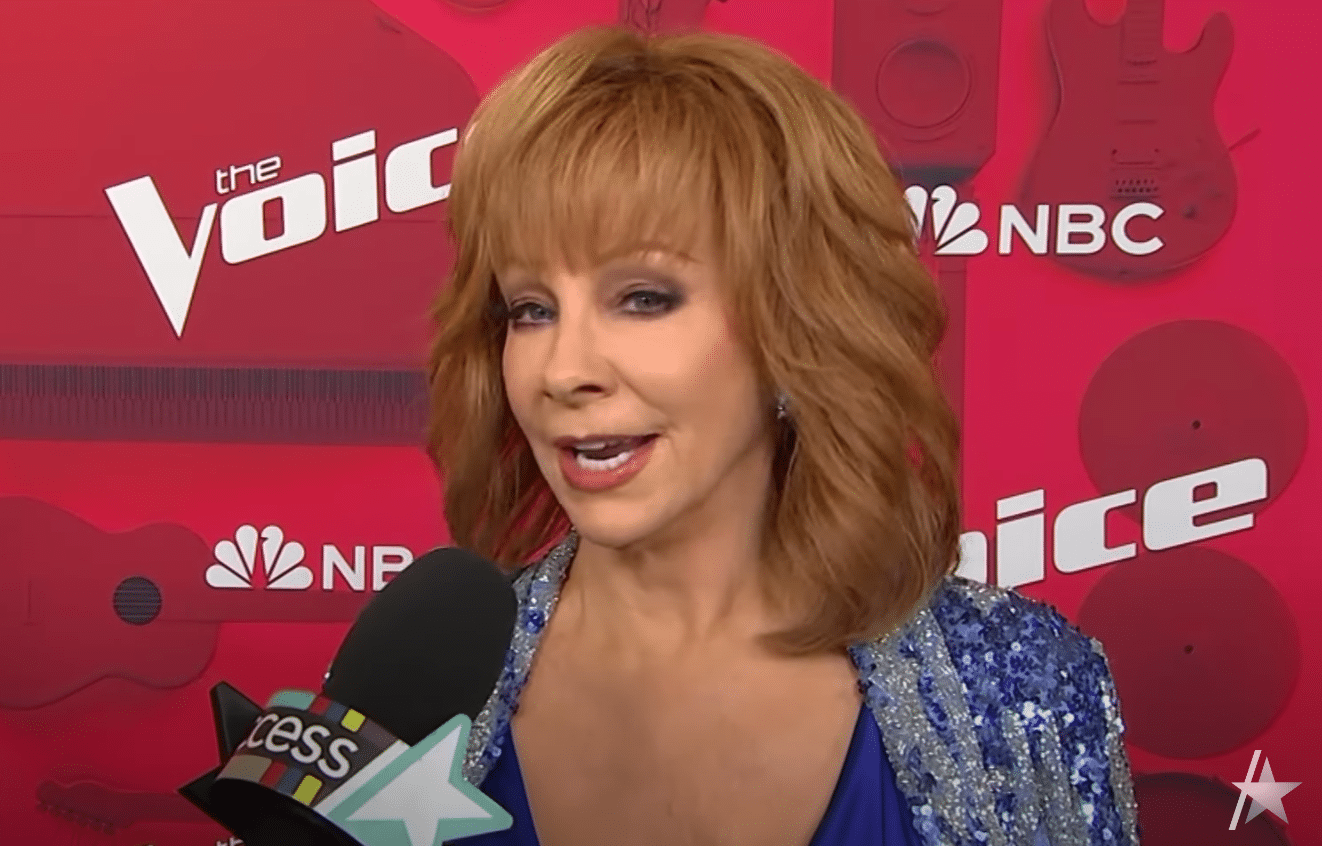 Reba McEntire speaking with Access Hollywood.