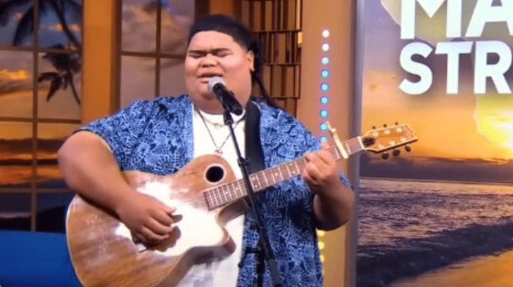 Iam Tongi performs on GMA