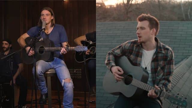 Morgan Wallen with long straight hair and a short cut.