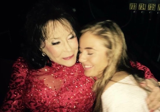 Loretta Lynn with her granddaughter Emmy Russell