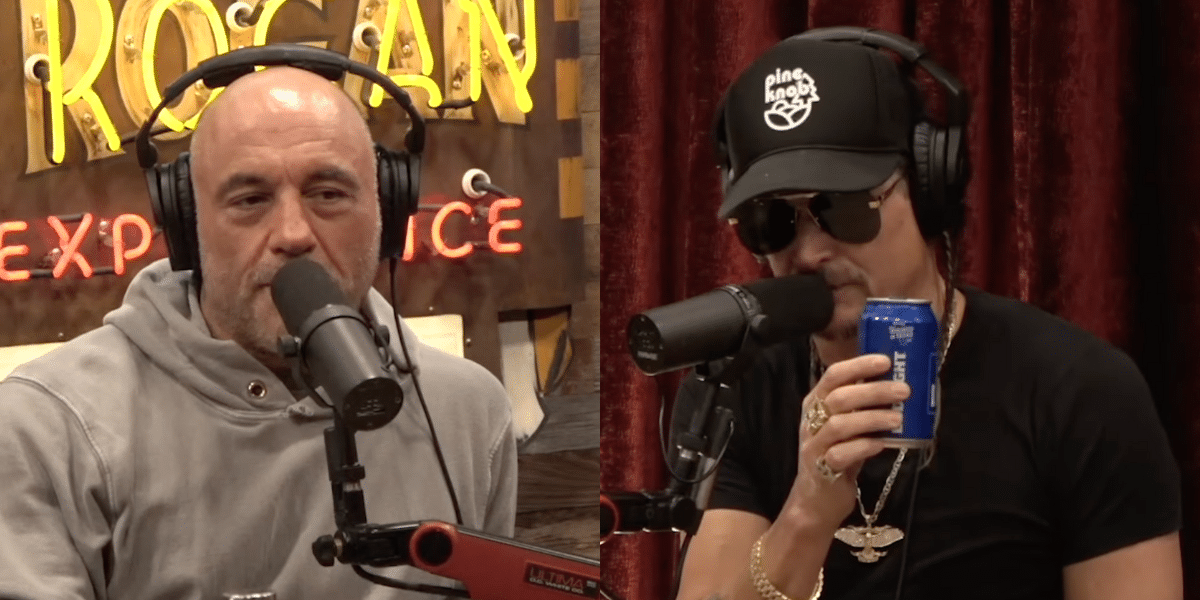 Kid Rock Drinks Beer With Joe Rogan While Discussing Viral Bud Light Video