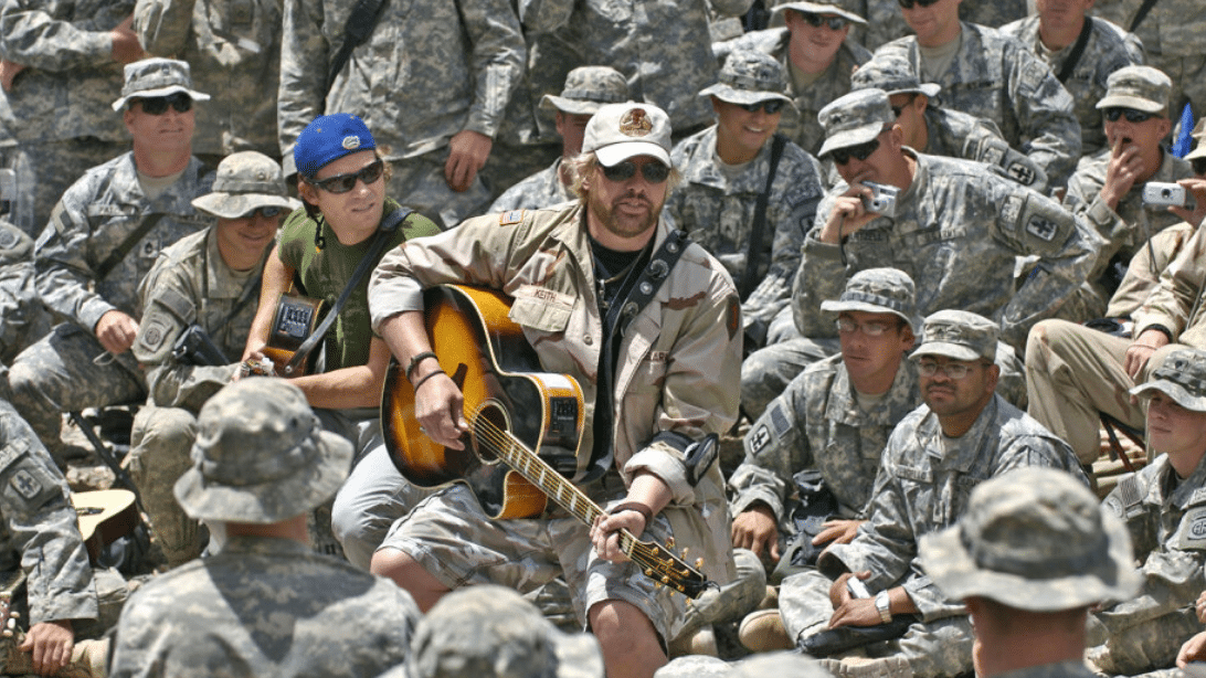 Toby Keith Played For Over 250,000 US Service Members During 18 USO Tours