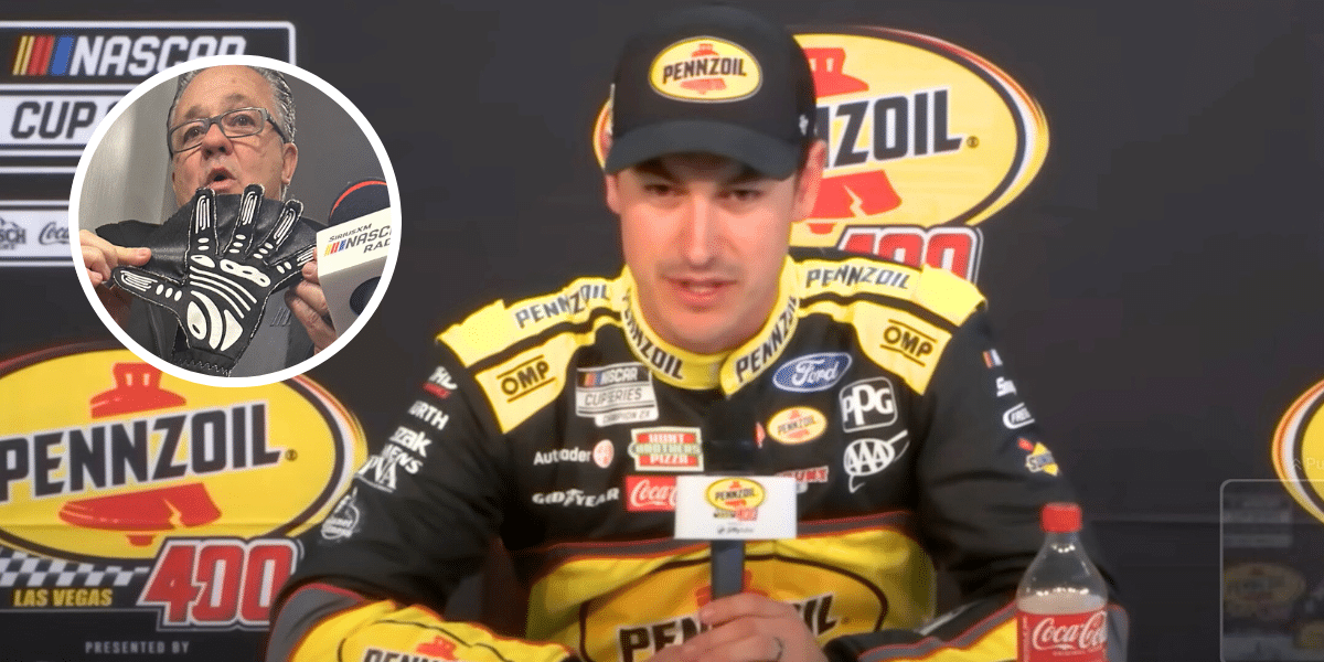 NASCAR's Joey Logano Penalized For Wearing Illegal Webbed Gloves