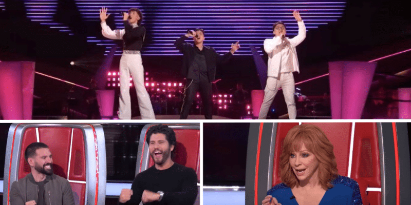 Reba stole from Dan + Shay's team during the Voice battles
