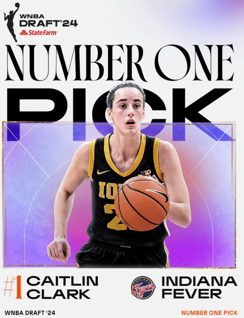Caitlin Clark No.1 Draft Pick