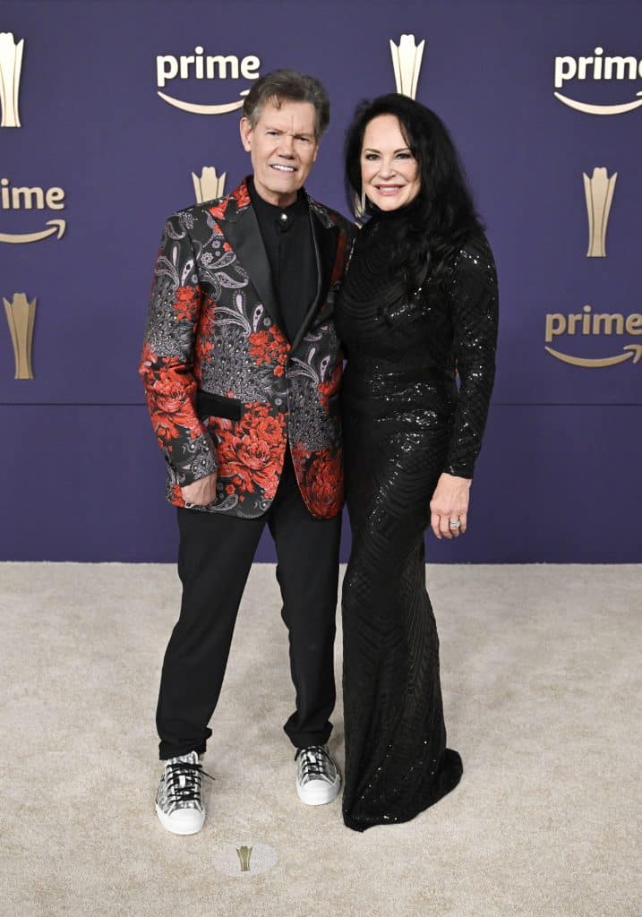 Randy Travis and his wife Mary at the 2024 ACM Awards