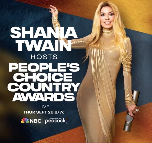 Shania Twain Is The New Host Of The People's Choice Country Awards