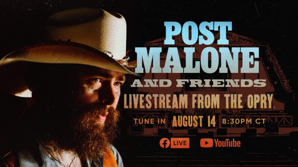 Brad Paisley and Vince Gill joined Post Malone for his Opry debut