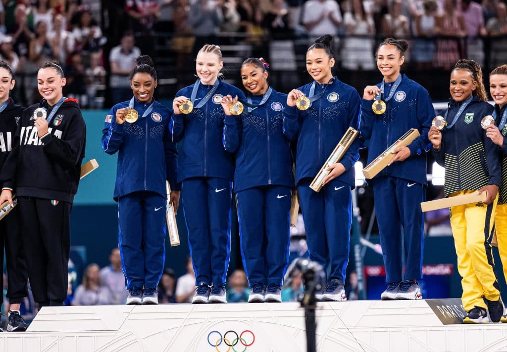 Team USA's women's gymnastics team helped add to the country's impressive total of medals at the 2024 Paris Olympics