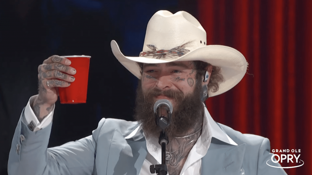 Post Malone made his Grand Ole Opry debut on August 14