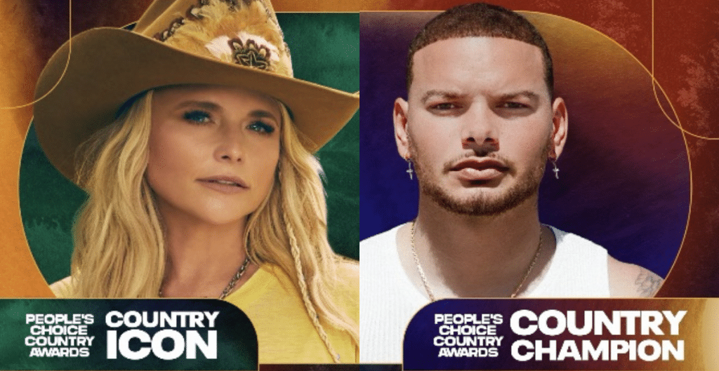 Kane Brown and Miranda Lambert will be among the performers at the People's Choice Country Awards as the Country Icon and Country Champion