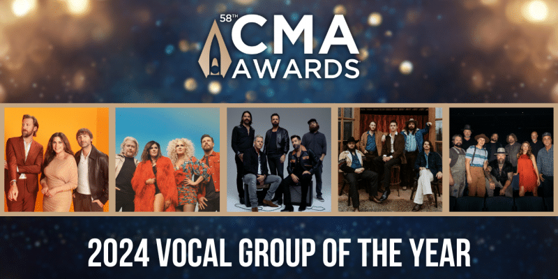 The 2024 nominees for the CMA Vocal Group of the Year Award