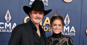 Zach Top and girlfriend Amelia Taylor CMA Awards