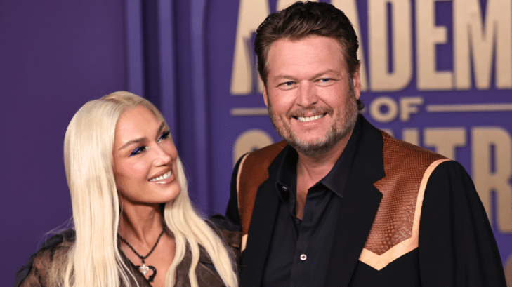 Gwen Stefani and Blake Shelton attend the 59th Academy of Country Music Awards at Omni Frisco Hotel at The Star on May 16, 2024 in Frisco, Texas.