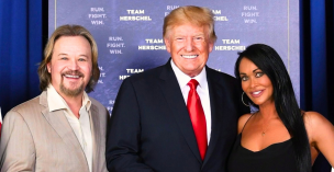 Travis and Theresa Tritt with President Donald Trump