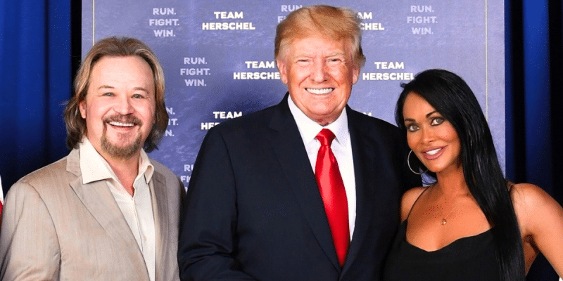 Travis and Theresa Tritt with President Donald Trump