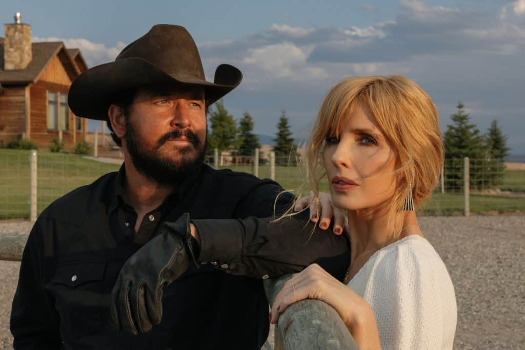 Beth Dutton and Rip Wheeler in Yellowstone