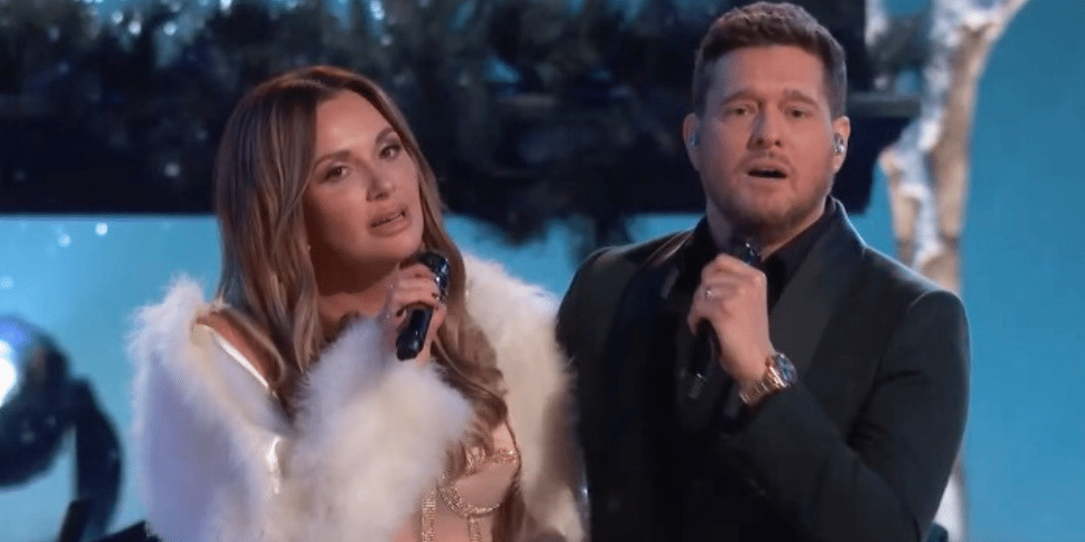 Carly Pearce & Michael Bublé Perform New Christmas Duet On "Voice" Finale