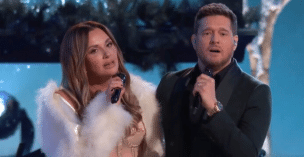 Carly Pearce and Michael Bublé performed their Christmas duet on "The Voice"