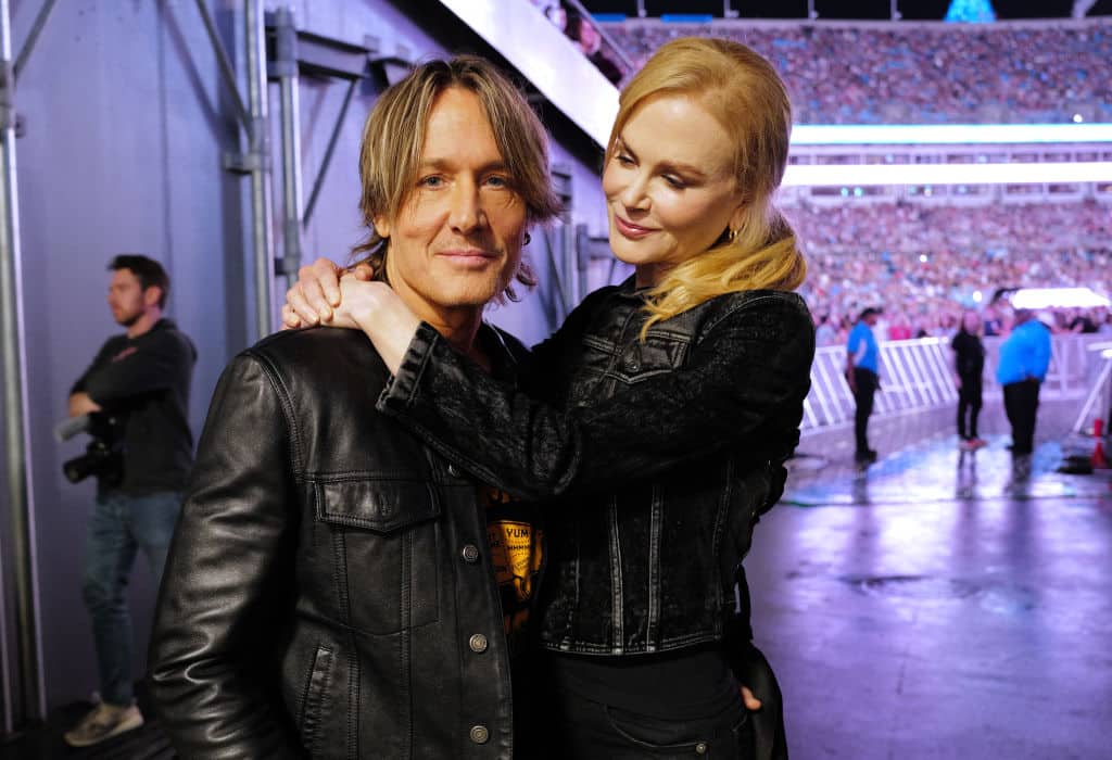 Keith Urban and Nicole Kidman at the "Concert for Carolina" benefit concert