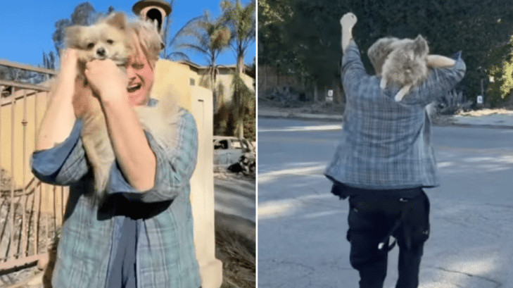 California Man Who Lost His Home To Wildfire Finds His Dog Alive After Five Days