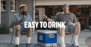 Post Malone Appears In Comical Super Bowl Commercial For Bud Light