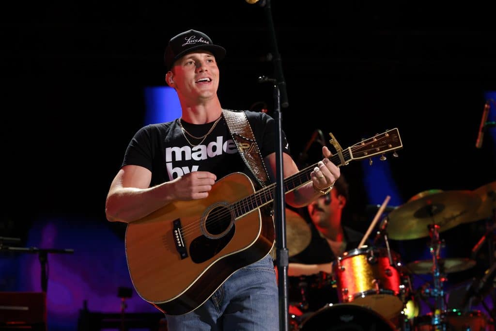 NASHVILLE, TENNESSEE - JUNE 07: Parker McCollum performs onstage during the 2024 CMA Music festival at Nissan Stadium on June 07, 2024 in Nashville, Tennessee.