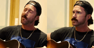 Riley Green songs a cover of Hank William's "(I Heard That) Lonesome Whistle"