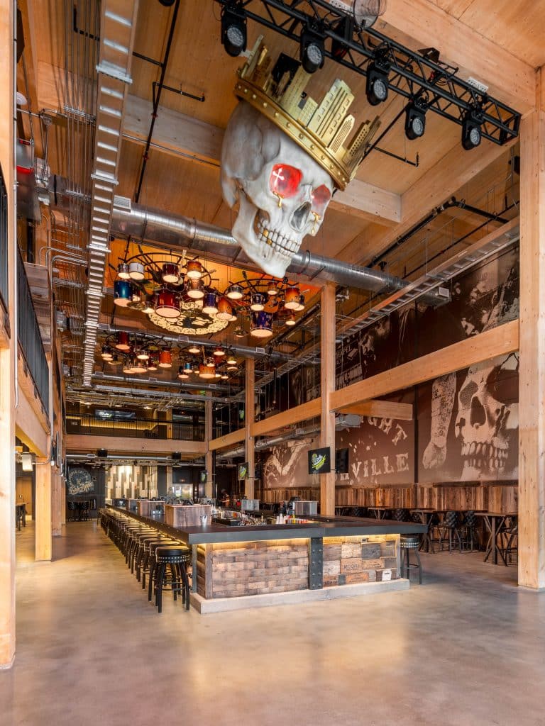 The first floor bar area in Jelly Roll's Goodnight Nashville