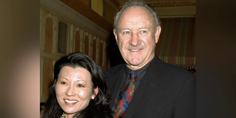 Actor Gene Hackman with wife Betsy Arakawa at the United Celebral Palsy of New York City's 15th annual Champagne Stakes