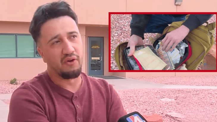 Lost hiker finds backpack