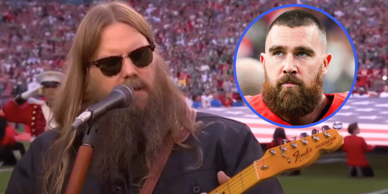 Travis Kelce thinks Chris Stapleton had the best Super Bowl National Anthem performance