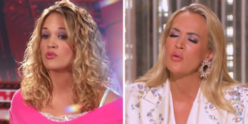 Carrie Underwood "tries out" for American Idol again.
