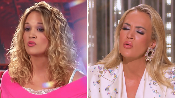 Carrie Underwood "tries out" for American Idol again.