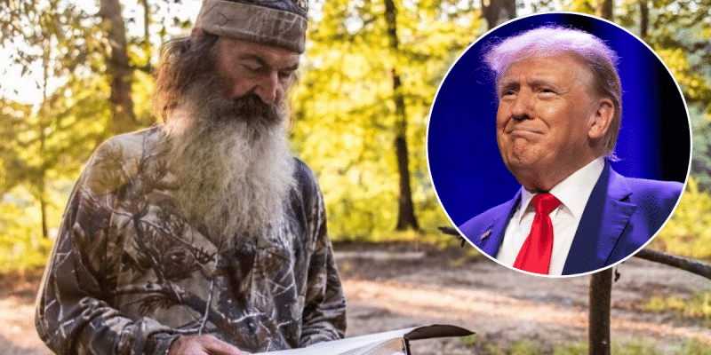 President Trump saved Phil Robertson's piece of paper with the gospel message on it for years