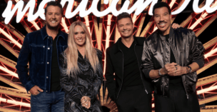 American Idol judges Luke Bryan, Carrie Underwood, and Lionel Richie during Hollywood Week
