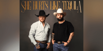 Cover art for the Cody Johnson and Carin León duet "She Hurts Like Tequila."