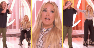 Carrie Underwood joins 18-year-old Insite for a heavy metal cover on American Idol