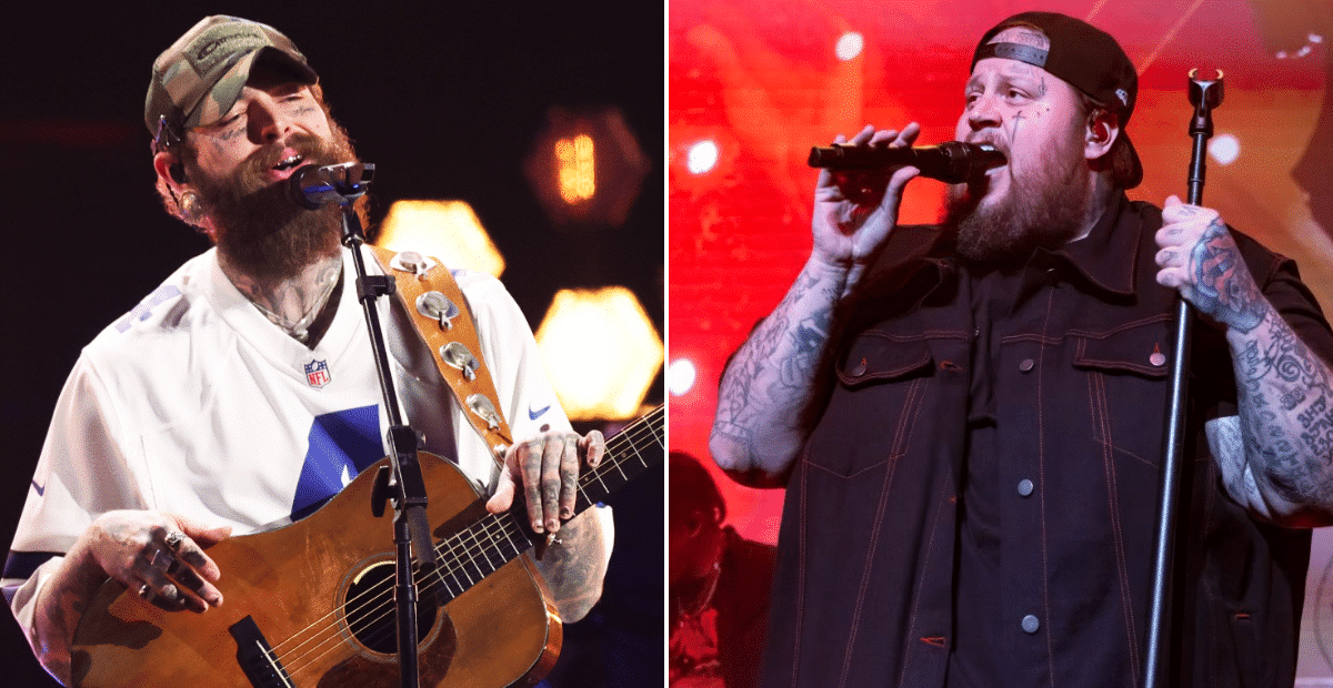Jelly Roll Joins Post Malone On Coachella Stage For Playful “Losers”  Performance
