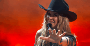 Lainey Wilson sang "Whirlwind" at the 60th ACM Awards on May 8.