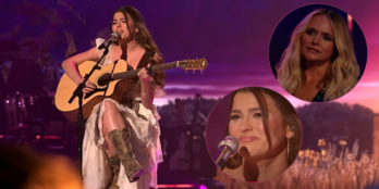 16-year-old Mattie Pruitt fought back tears as she sang a Miranda Lambert hit