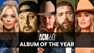 The nominees for Album of the Year at the 60th ACM Awards on May 8, 2025.